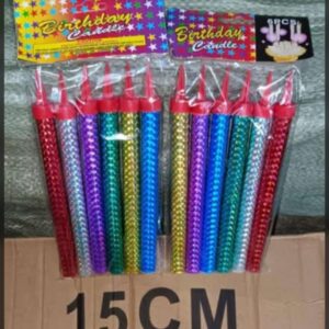 15cm sparkle candle