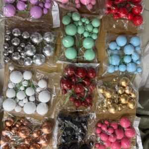 best premium faux ball cake topper set pack of 20