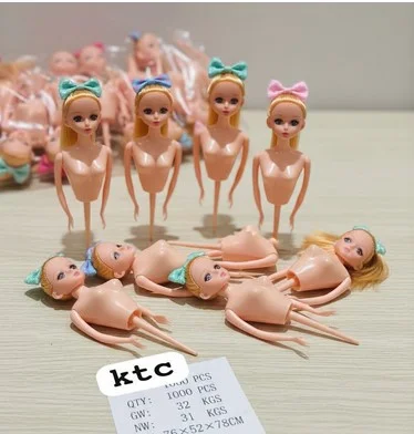 china half cake doll